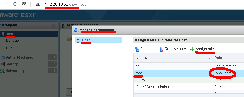 Adding Host to vCenter with AD User Interface